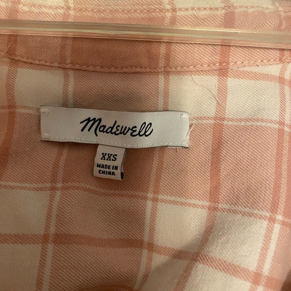 Madewell Central Long Sleeve In Danville Plaid - Picture 9 of 10